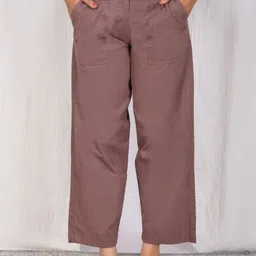 zuri Women Relaxed Fit Mid-Rise Trousers-picture-20