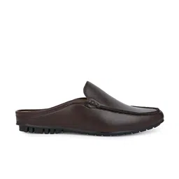 Styli Men Faux Tanned Leather Mules image 2