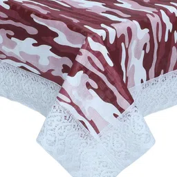 LooMantha Rust Waterproof Plastic 6-Seater Table Cover image 2