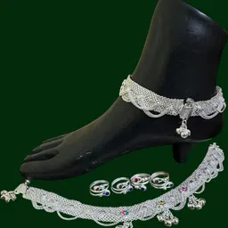 sonu select Alloy Silver Silver Jewellery Set (Pack of 1) image 2