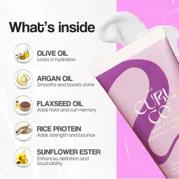 The Curl Co Set Of 4 Curl Cream- 200 ml - Cream-150 g- Cream- 150 g & Hair Serum- 50ml image 4