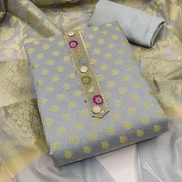 Ishin Unstitched Dress Material image 1