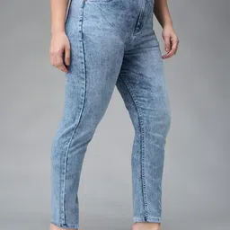 Miss Chase A+ Women Slim Fit High-Rise Light Fade Stretchable Jeans-image-25