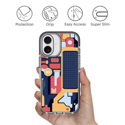DailyObjects Geometric Printed iPhone 17 Back Case Mobile Accessories image 4