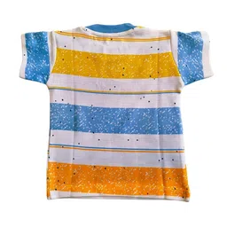 BAESD Boys Striped Pure Cotton T-shirt With Shorts image 3