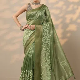 Libas Embellished Embroidered Saree-image-76