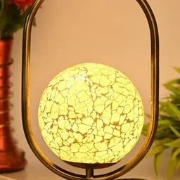 1ST TIME Grey Glass Cylinder Table Lamps image 3