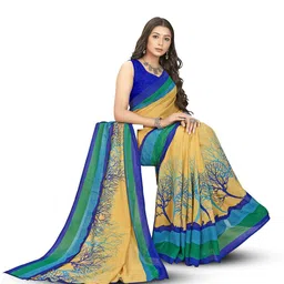 Moda Rapido Floral Printed Saree image 4