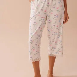 la vie en rose La Vie en Tulip Printed Mid-Rise Straight Lounge Pants-picture-21