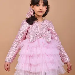 Foreverkidz Net Fit & Flare Dress image 1