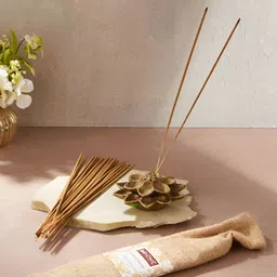 Fabindia Brown Sandalwood Wooden Incense 30 Sticks-image-60