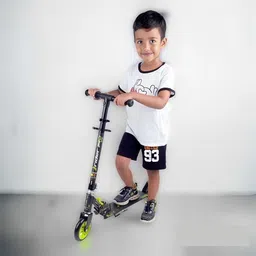 house of common Foldable Kids Scooter with Adjustable handle – Perfect for Boys & Girls Scooter image 5