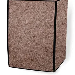 The Furnishing Tree Brown Polyester Solid Waterproof Front Loading Washing Machine Cover image 2