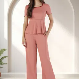 Selvia Round Neck Top With Trouser Co-Ords-picture-28