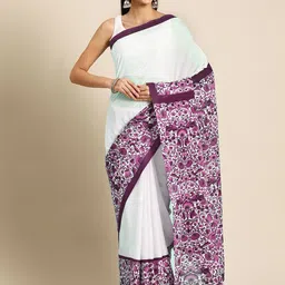 BUTA BUTI Ethnic Motif Pure Cotton Saree-picture-20