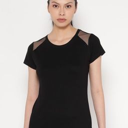 appulse Women Solid Round Neck Slim Fit T-shirt-picture-9