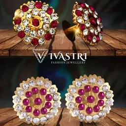 VIVASTRI Women Gold-Plated Alloy Earrings-picture-11