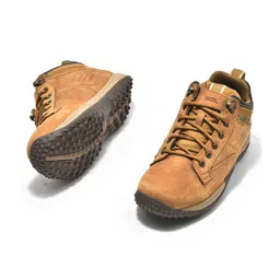 Woodland Men Perforations Nubuck Trekking Shoes image 4