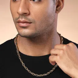 Bohey by KARATCART Men Gold-Plated Chain-image-21