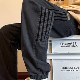 StyleCast Men Striped Relaxed Trousers image 5