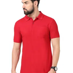 ECOLINE Clothing Men Antimicrobial Solid Polo Collar T-shirt-picture-19