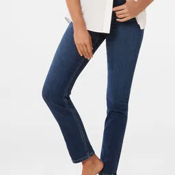 Forever New Women Smart Slim Fit High-Rise Low Distress Jeans-picture-47