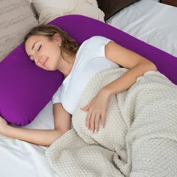 texlux Microfibre Solid Pregnancy Pillow Pack of 1 image 3