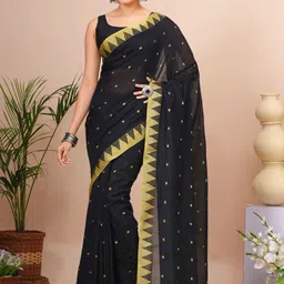 Crochetin Woven Design Saree-image-71