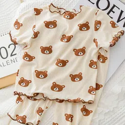 FOREVER FRIDAY Girls Animal Printed Top with Trousers-picture-31