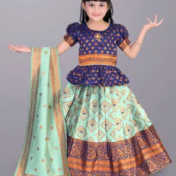 BAESD Girls Ready to Wear Lehenga & Blouse With Dupatta image 1