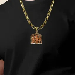 Utkarsh Geometric Pendants with Chains image 2