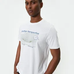 Koton Men Printed Pockets T-shirt image 4