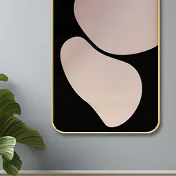 Aura Black & Off White Abstract Wooden Wall Art-picture-10