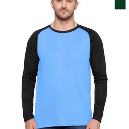 TQH Men Pack of 2 Dri-FIT Colourblocked Round Neck Slim Fit T-shirts-picture-28