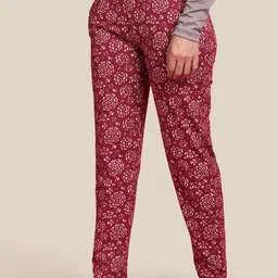 ETC Printed Relaxed Fit Pure Cotton Lounge Pant image 4