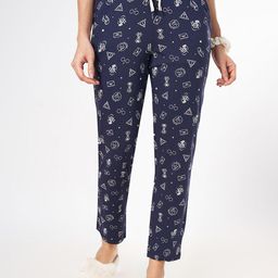 Dreamz by Pantaloons Women Printed Pure Cotton Lounge Pants-picture-19