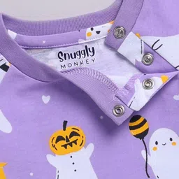 SNUGGLY MONKEY Unisex Kids Printed Night suit image 3