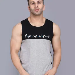 SLOWLORIS Men 2 Colourblocked Monochrome Raw Edge Slim Fit T-shirt image 2