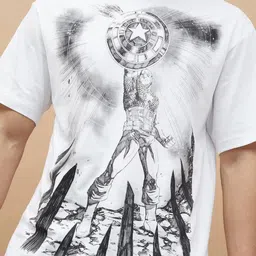 Fame Forever by Lifestyle Men Printed Raw Edge T-shirt image 2