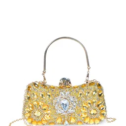 PELLE LUXUR Women Embellished Party Sling Bag-picture-19