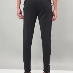 technosport Men Solid Black Track Pants image 3