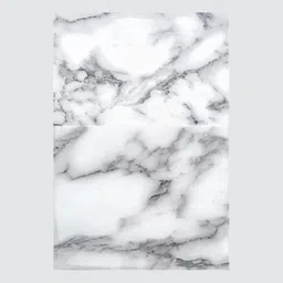 tanush furnitures Geoblock Minimalist Grand Coffee Table with Stone-Effect Surface in White Colour image 5