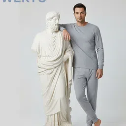WEKTU The Ultimate Comfort & Performance Thermal Wear by WEKTU/1Pack/Inner/Lower/26 Men Top - Pyjama Set Thermal-picture-22