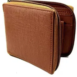 wildemart Men & Women Casual, Evening/Party, Travel, Trendy Tan Artificial Leather, Canvas Wallet-picture-24