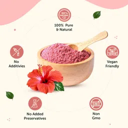 neuherbs Organic Hibiscus Powder | 100% Pure & Natural | Boost Skin Glow & Hair Health image 4