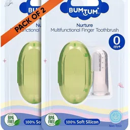 bumtum Baby Toothbrush with Soft Bristles & Carry Case| Gentle Cleaning Hygiene of Gums Soft Toothbrush-picture-14