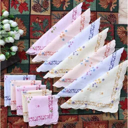 FabSquare Premium 100% Cotton Colorful Floral Prints for women Girls ["Multicolor"] Handkerchief-image-82