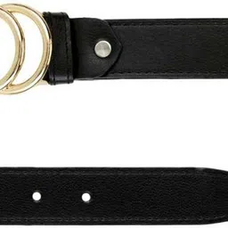 springy Women Casual, Party, Evening, Formal Black Synthetic Belt image 2