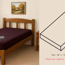 griinviztal Single Size Zippered Terry Cotton Breathable, Waterproof Mattress Cover image 5