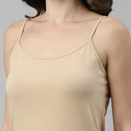enamor Women Beige Camisole image 4